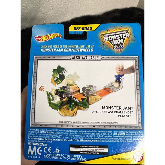 Hot Wheels Monster Jam BKT Growing Together 2015 Battle Slammer 1:64 New Sealed - Picture 4 of 4